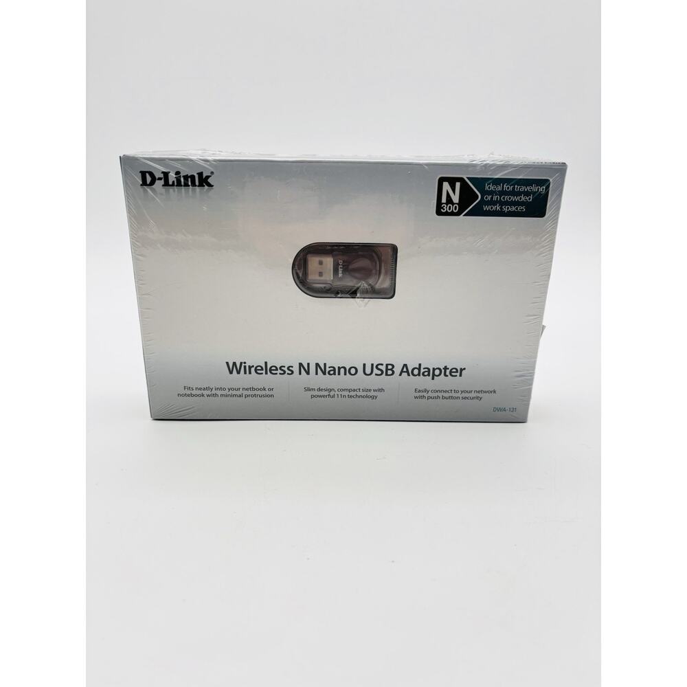 D-link DWA-131 Nano WiFi USB Adapter, N300, 2.4Ghz